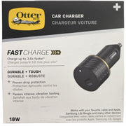 CHARGEUR  OTTERBOX  POUR AUTO 12V USB-C 18W NOIR